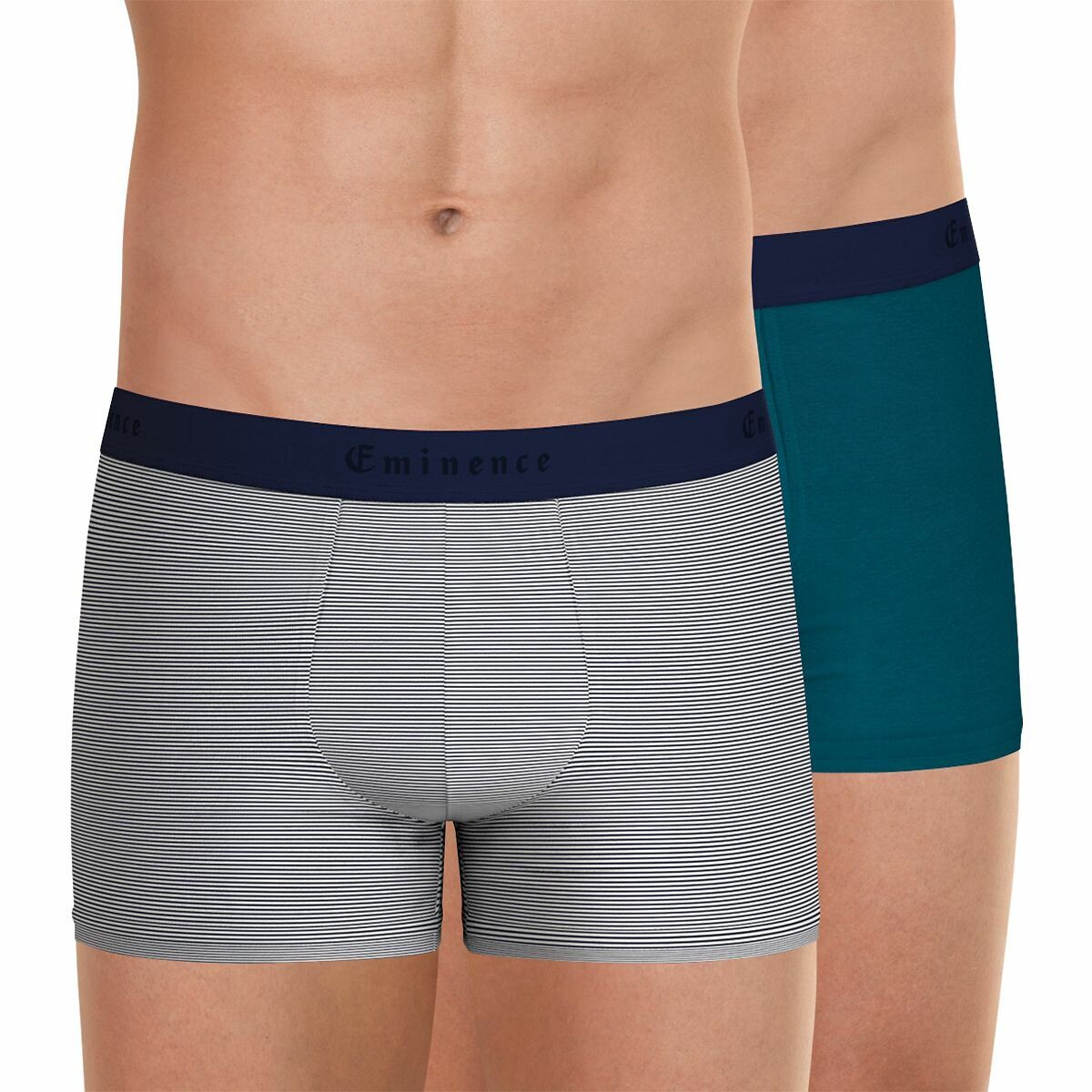 EMINENCE<br>Conjunto de 2 cuecas boxer, fabricadas na França