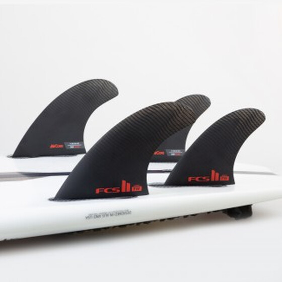 FCS II FW PC Medium Black Tri-Quad Retail Fins