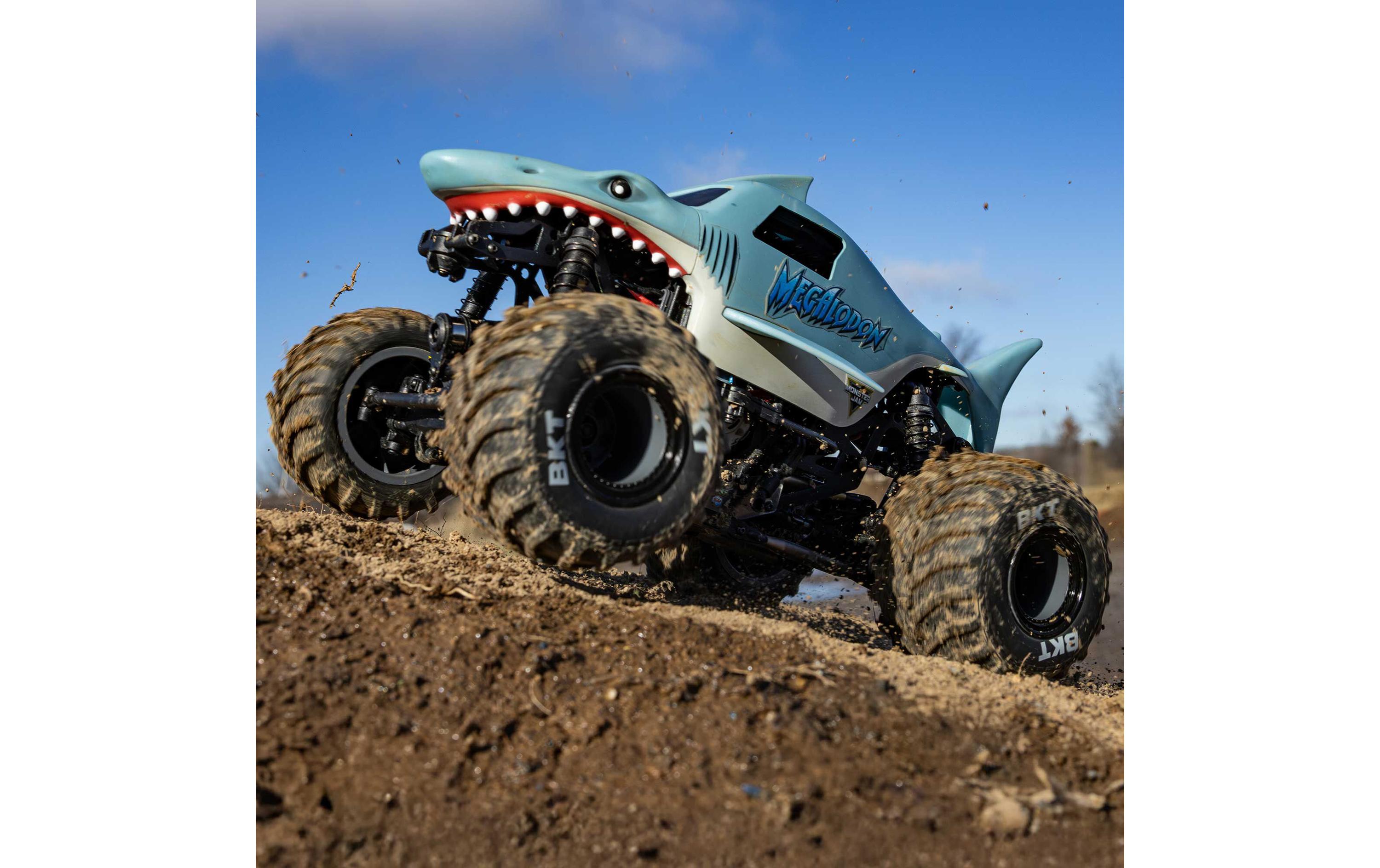 Monster Truck Mini LMT Megalodon RTR, 1:18<br>4 x 4 Brushed Monster Truck