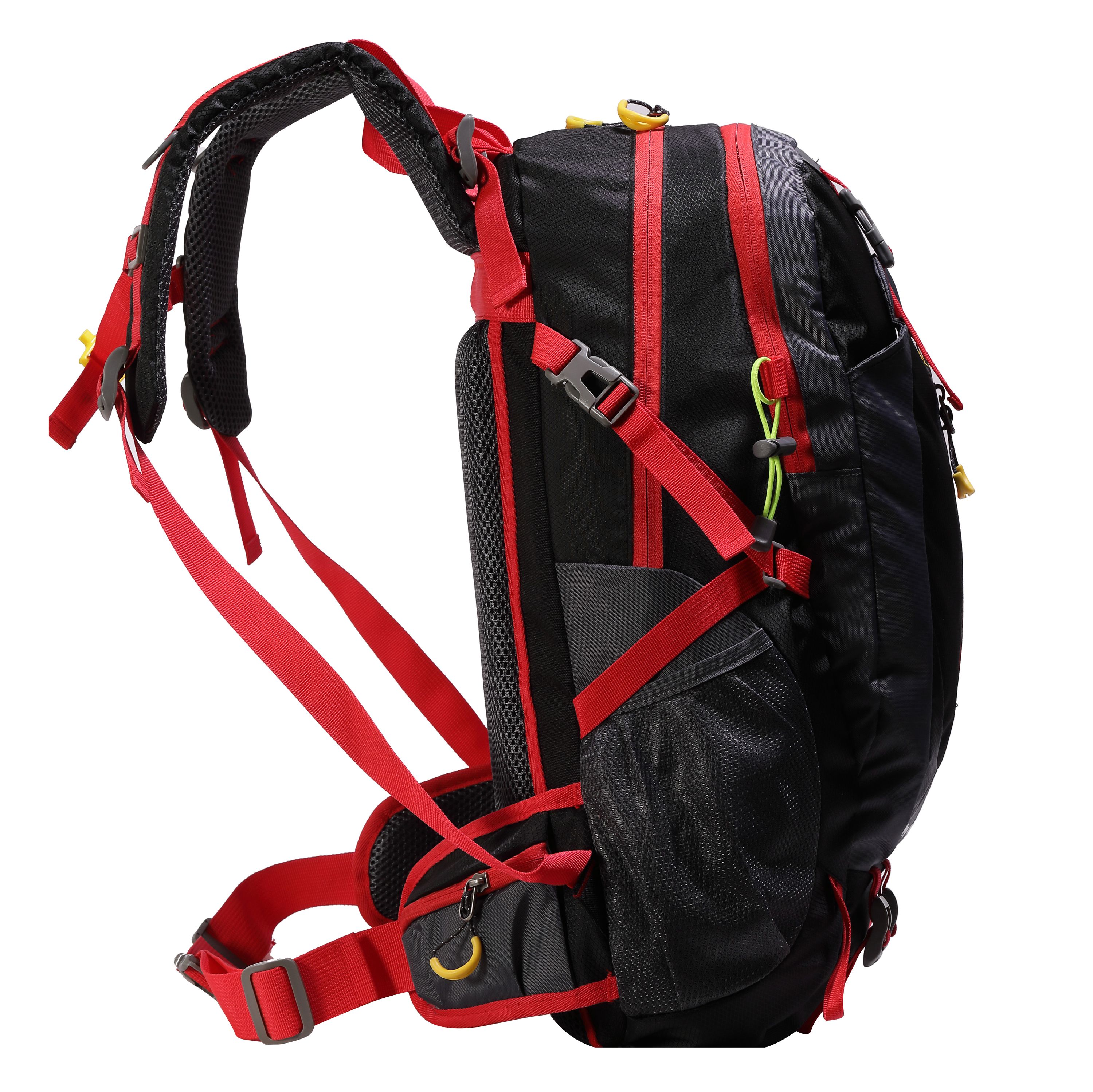 Wanderrucksack CIMA 40L schwarz/rot