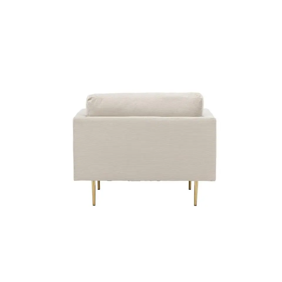Svea - Sino fauteuil - ribstof - lichtgrijs