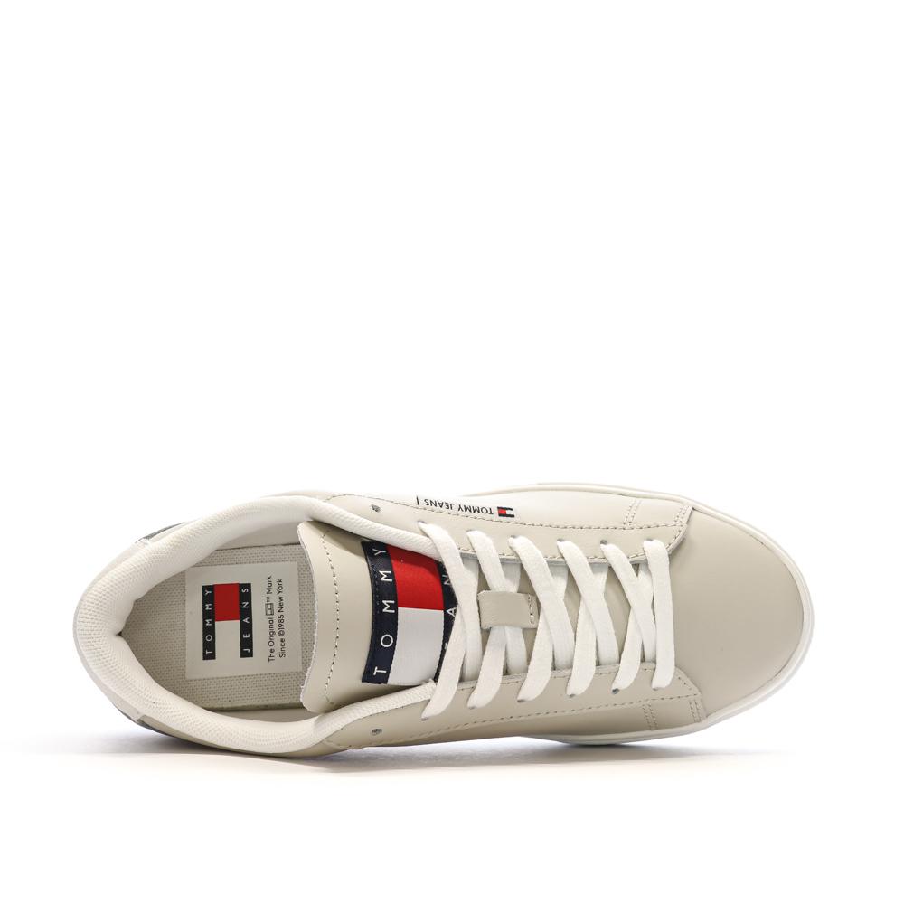 Tommy Hilfiger Baskets Grises Femme Tommy Hilfiger Cupsole