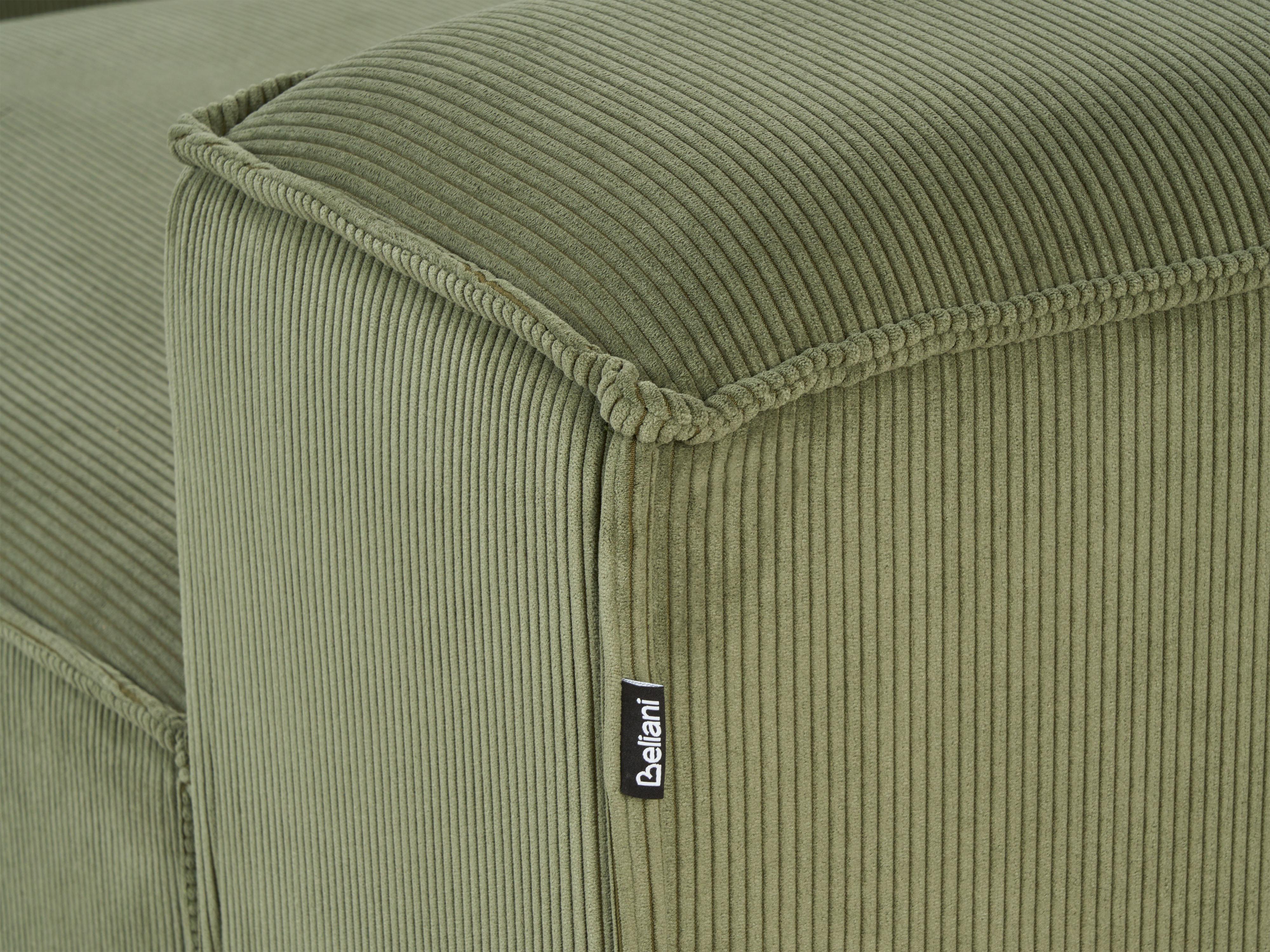 Linkszijdige chaise longue ARDAL Corduroy Groen