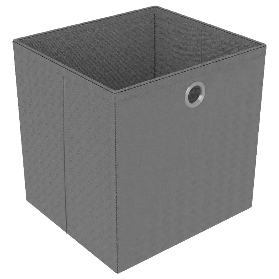 vidaXL - Opbergkast - Zwart - Stof - 9-vaks