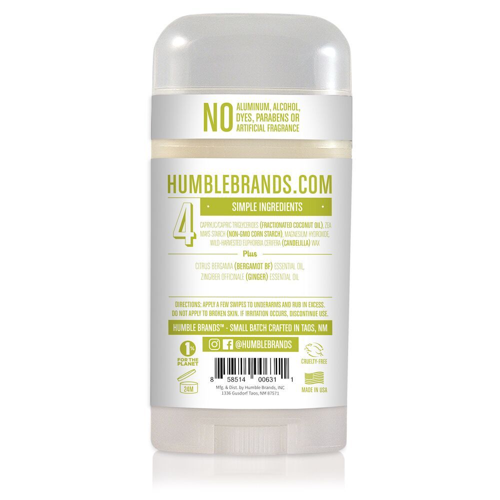 Humble deodorant Bergamot/Ginger sensitive