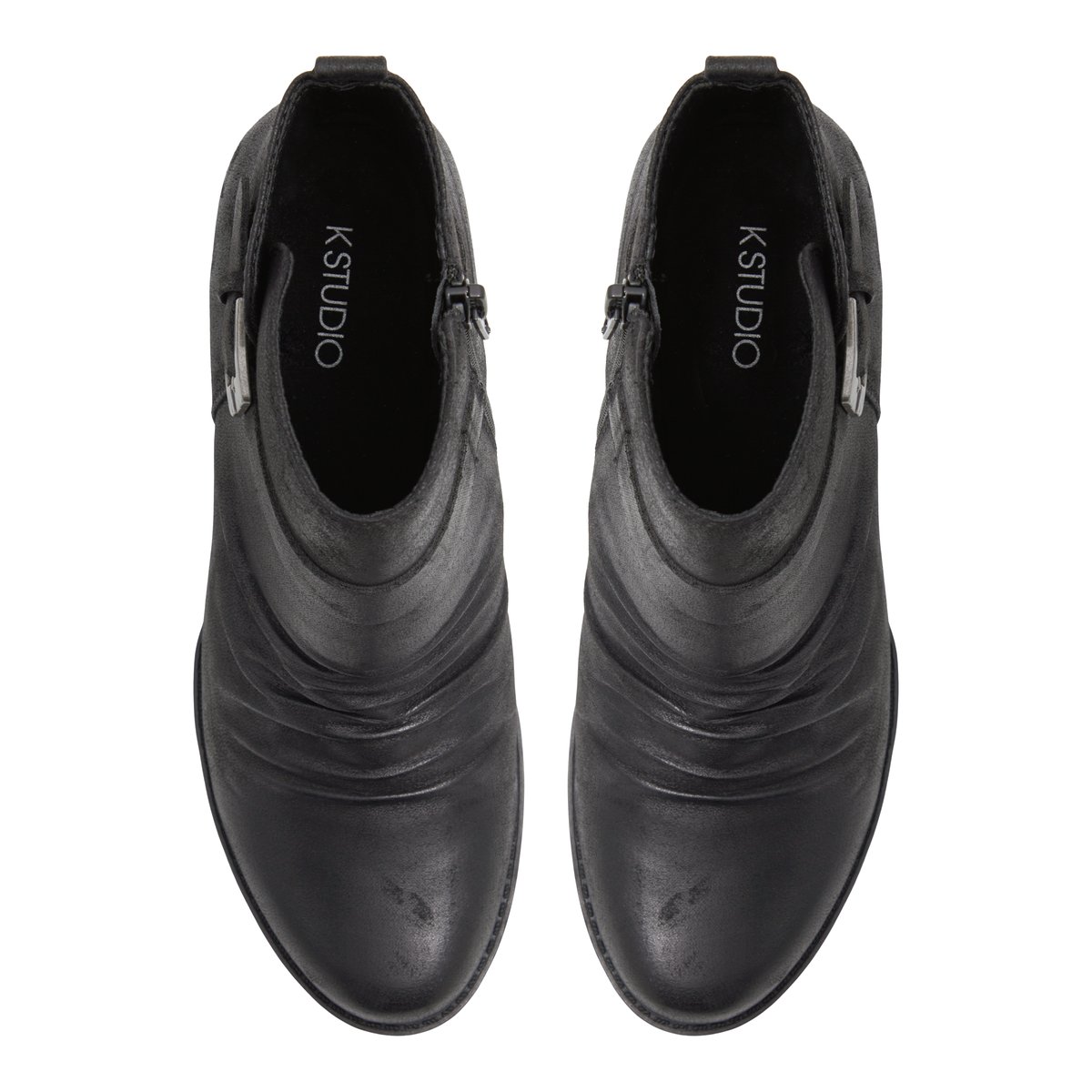 K STUDIO-Pigar-Bottillon - Talon Bloc - Noir