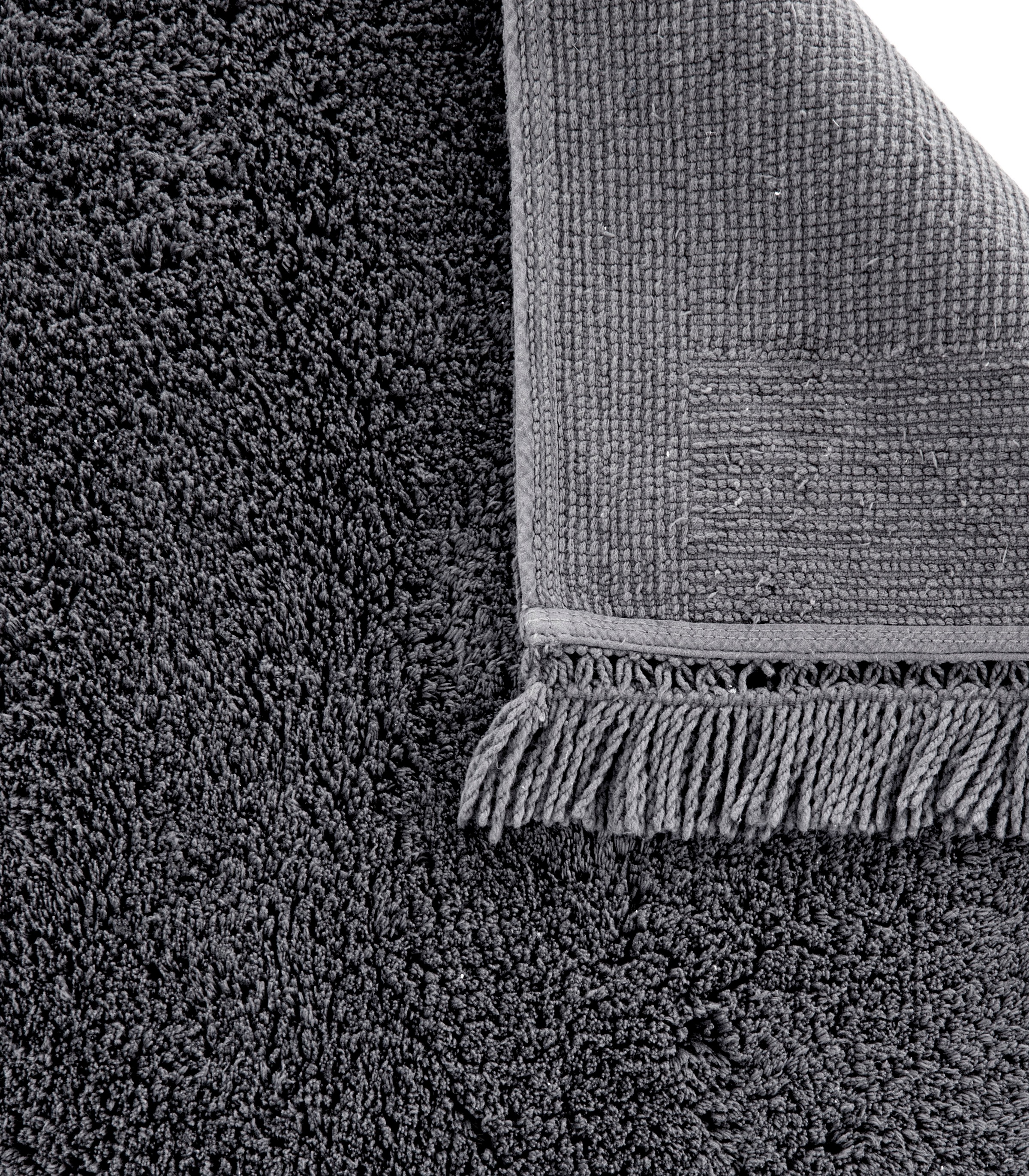 LeGer Home by Lena Gercke Badematte »Tamsin, Badvorleger, Badezimmer Teppich« Höhe 20 mm fussbodenheizungsgeeignet | strapazierfähig mit Fransen, Badteppich, Badematte, Baumwolle
