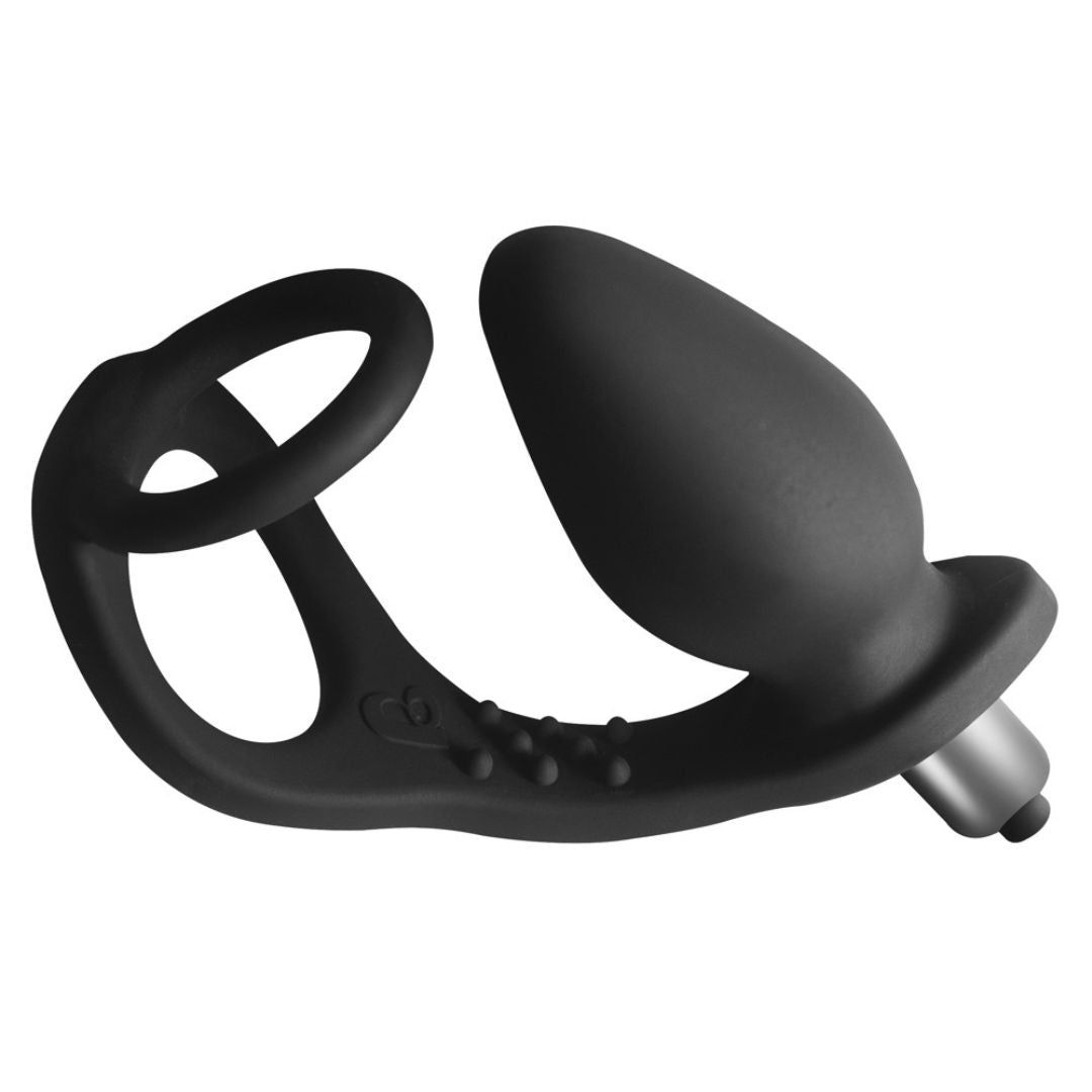Penisring „RO-ZEN“ mit Vibro-Analplug | 7 Vibrationsmodi | Rocks-off