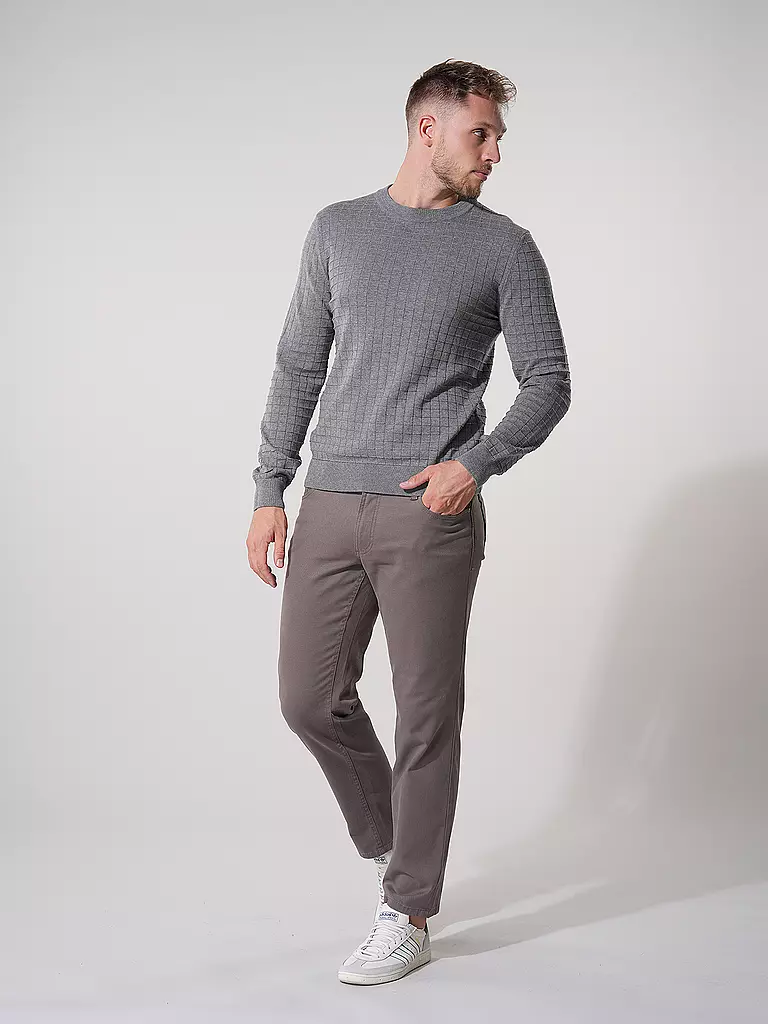 HUGO Pullover SCOULT grau