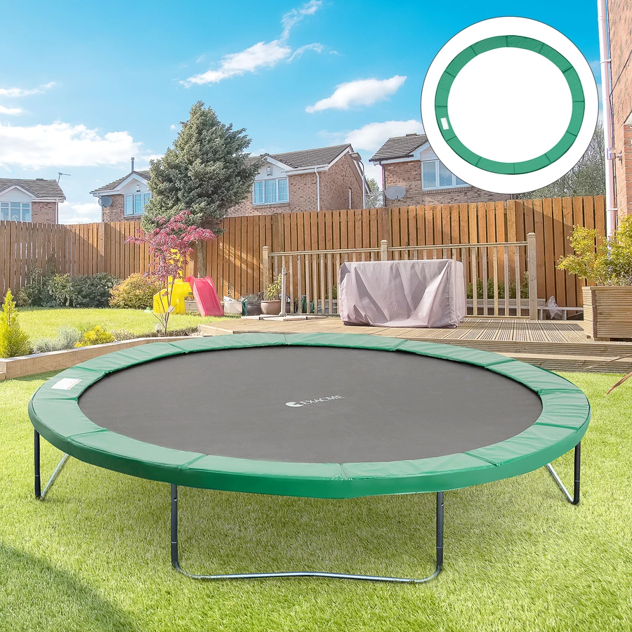 Outsunny Randabdeckung für Trampoline grün