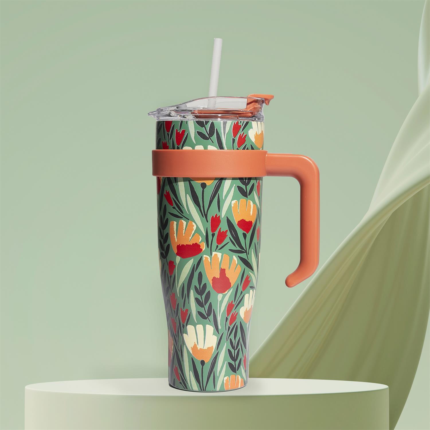 MUG TRANSPORT MIAMI WINTER FLOWER 1.2L