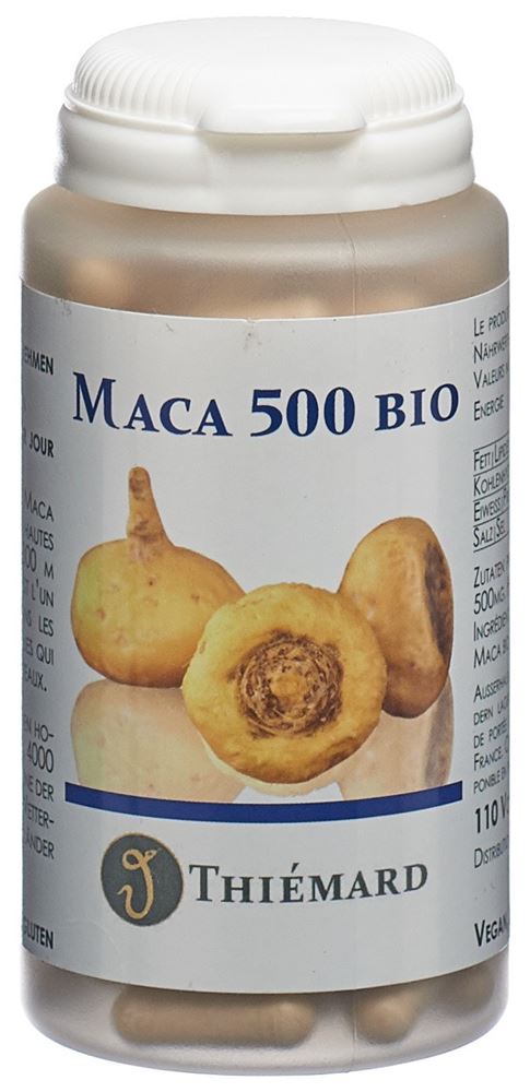 Thiémard Maca 500 mg<br>110 Stück, Kapsel, Bio
