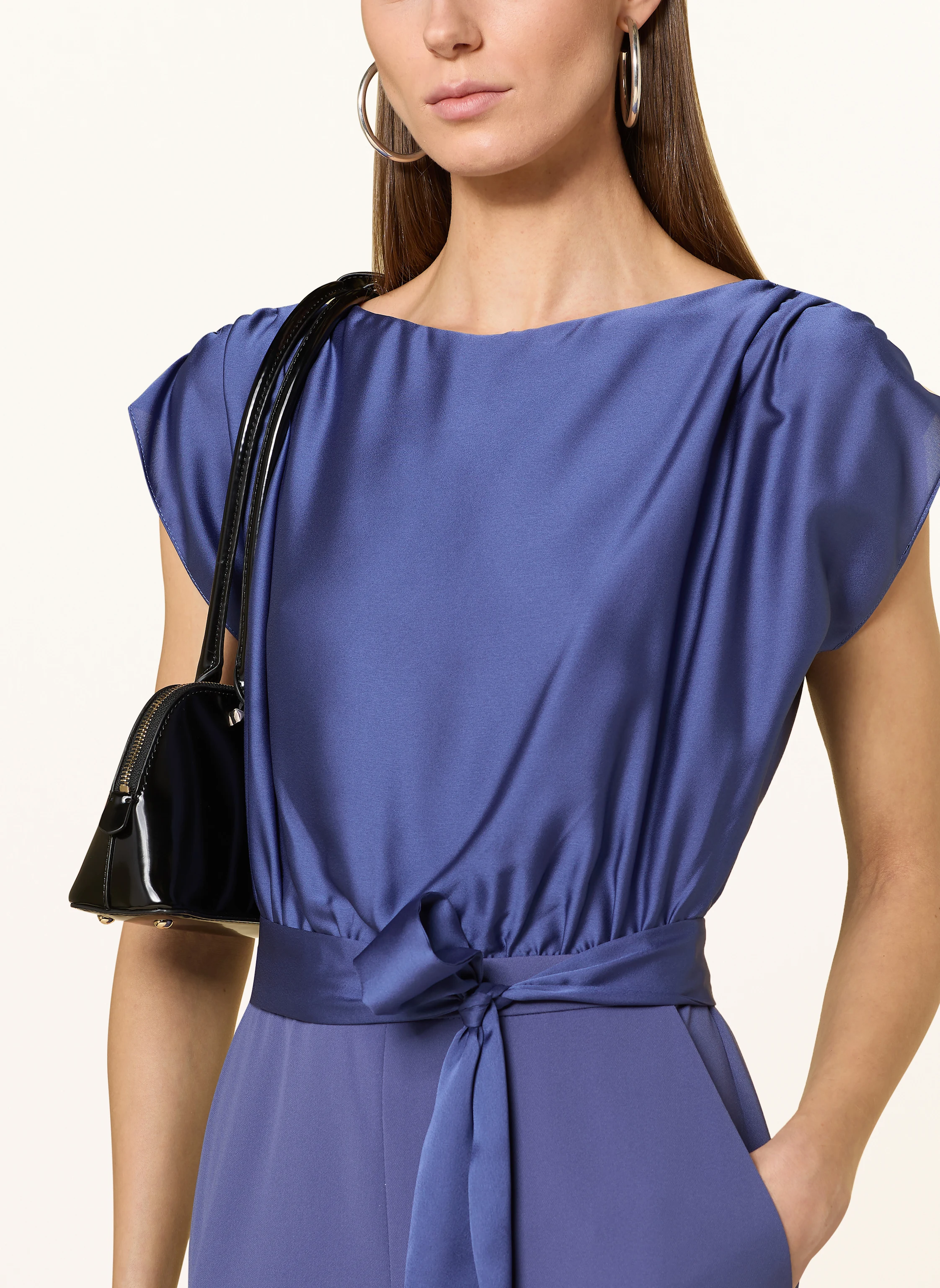 SWING Jumpsuit im Materialmix