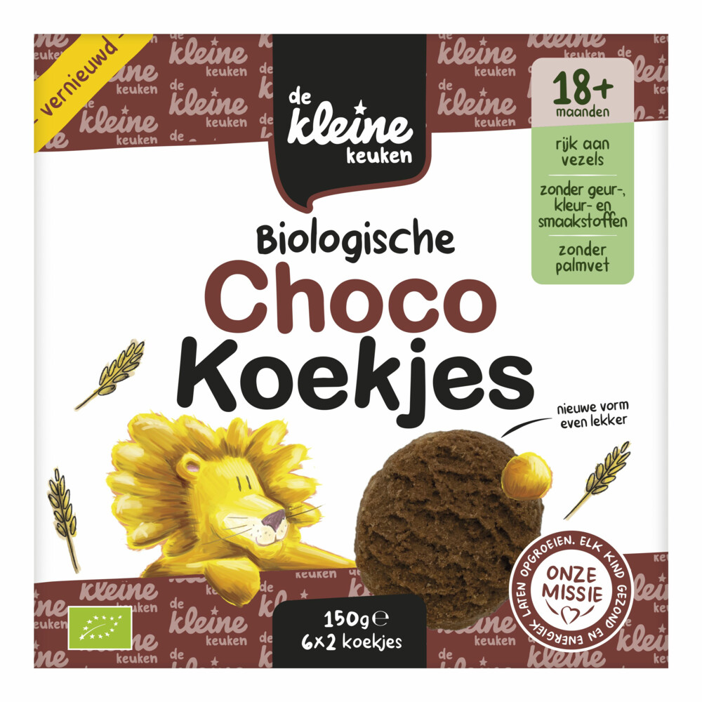de Kleine Keuken Bio Chocokoekjes 150 gr