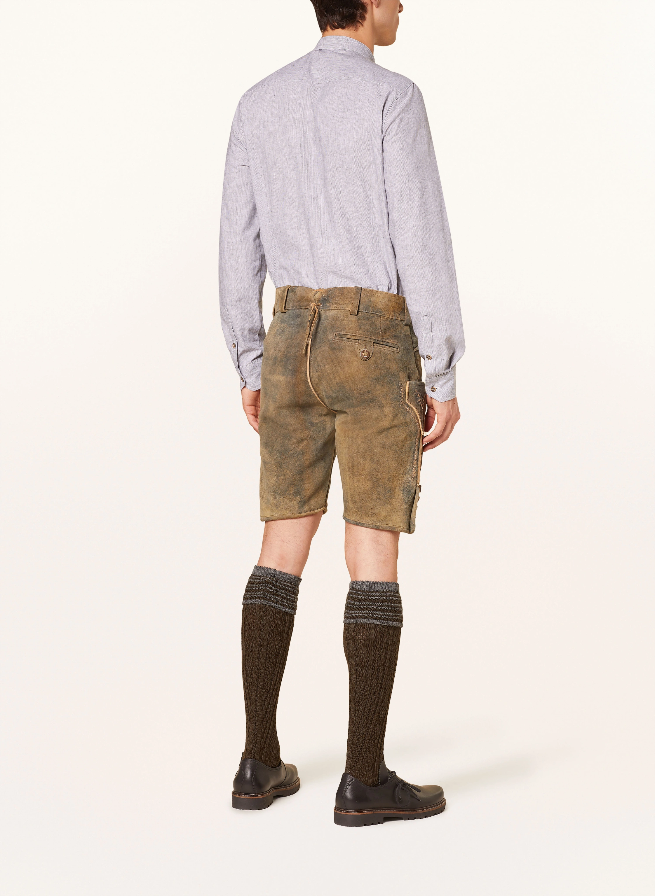 Grasegger Trachtenhemd PFOAD Slim Fit mit Leinen