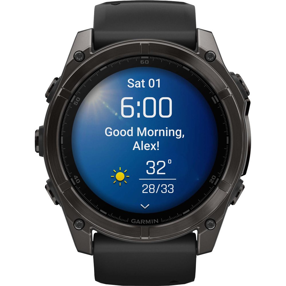 Garmin Fenix® 8 - 51mm Amoled Pulsuhr sapphire schwarz