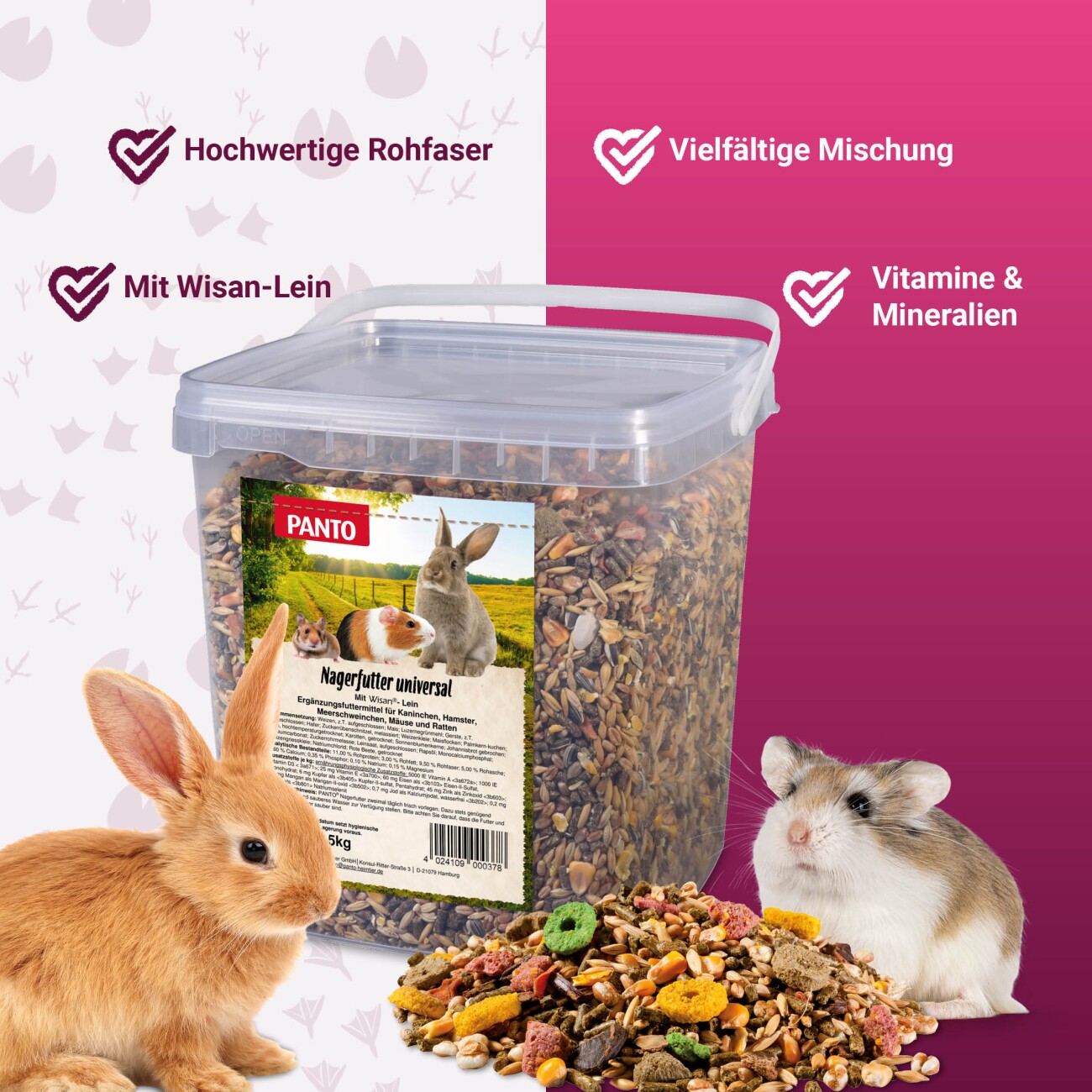 Panto ® NAGERFUTTER UNIVERSAL