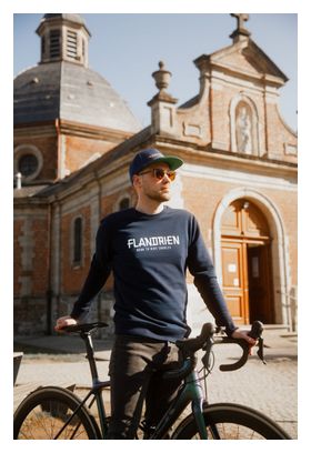Sweat Unisexe Çois Flandrien Bleu