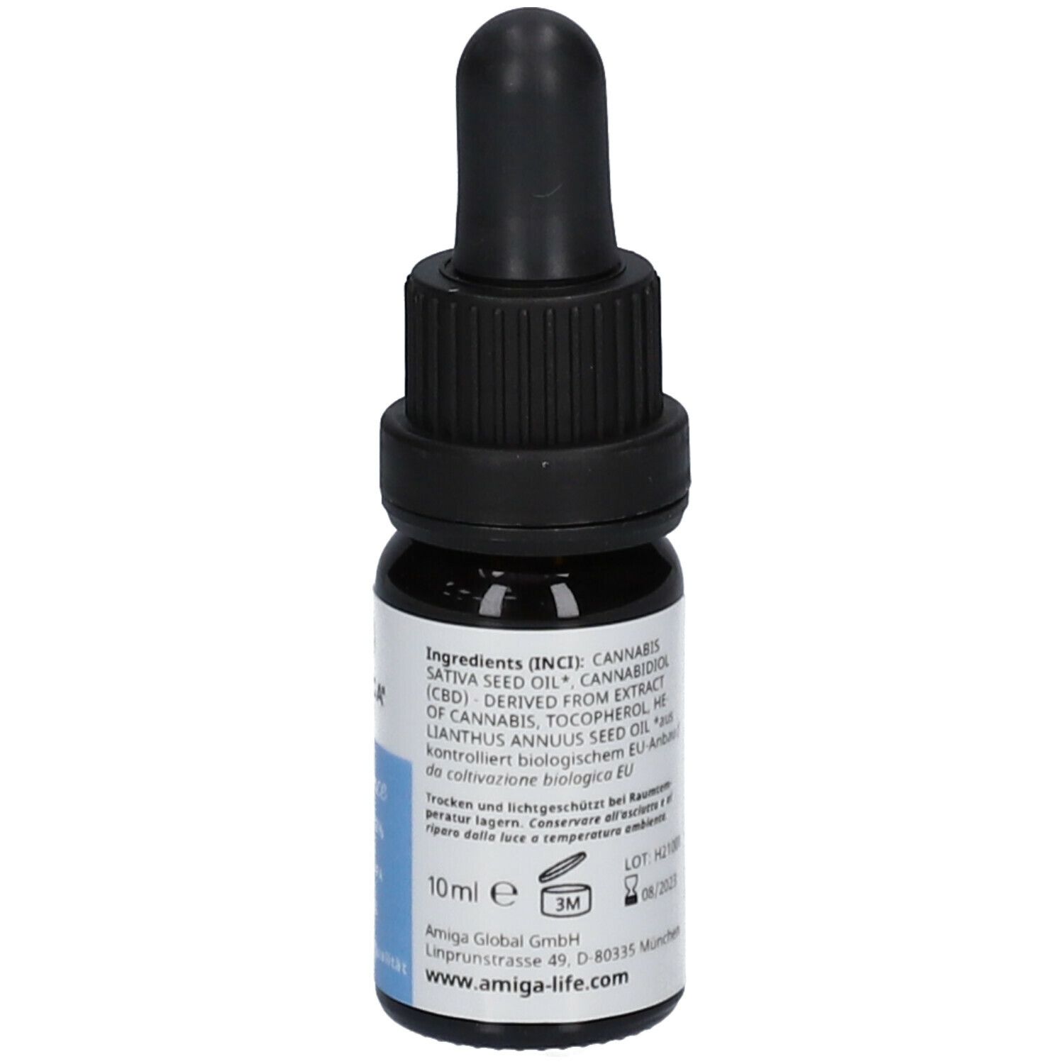 AMIGA LIFE BIO-Hanföl mit CBD 12%