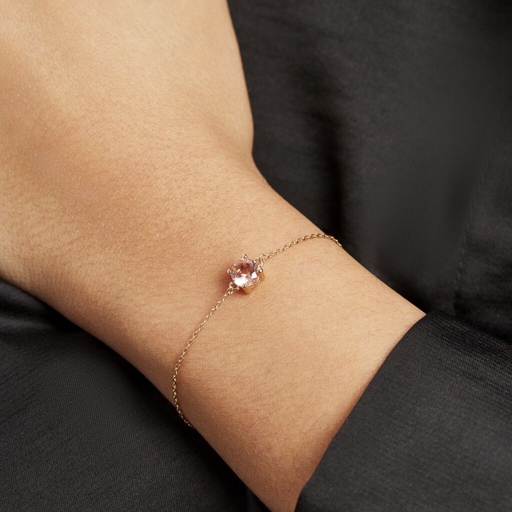 Bracelet Plaqué Or Jaune Nilay Oxyde De Zirconium