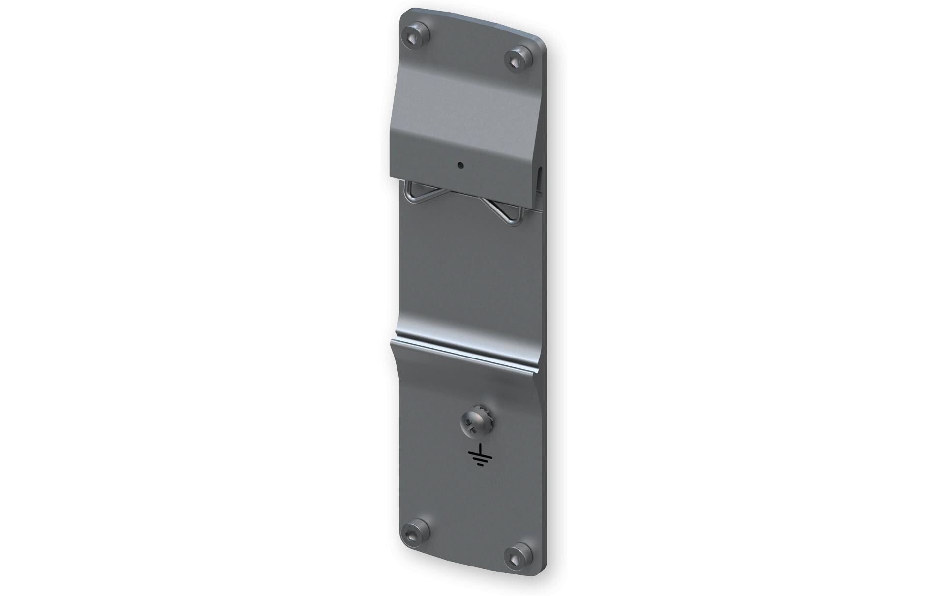 Montagekit PR5MEC24 Rückwand mit HutschienenhalterungTeltonika PR5MEC24 Montage-Kit Silber Aluminium, Edelstahl