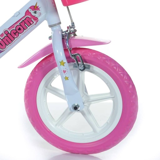 Bicicleta Dino Unicórnio de 12 polegadas