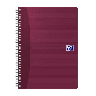 Oxford Office Essentials - Cahier à spirale B5 - 180 pages - points - disponible dans différentes couleurs