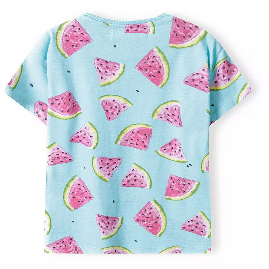 MINOTI 3er-Pack T-Shirts BlauWeißRosa