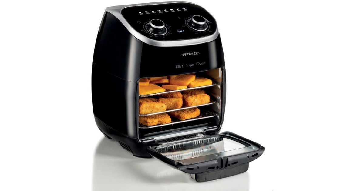 ArieteAiry fryer Oven 4619/00 heteluchtfriteuse  (Zwart, 11 liter)