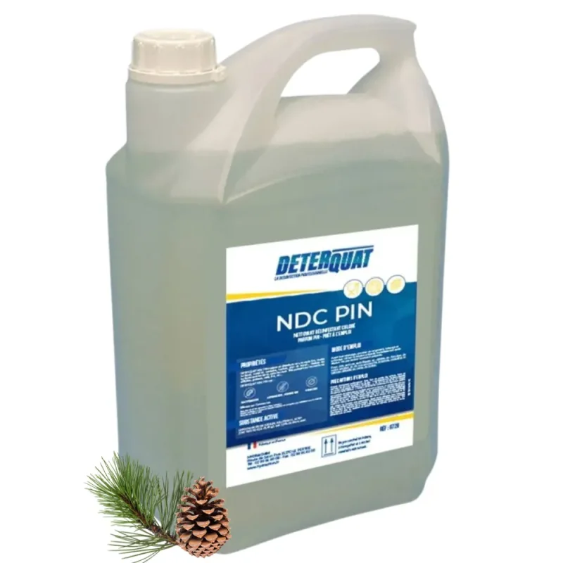DETERQUAT - Désinfectant chloré NDC - Parfum pin - 5L