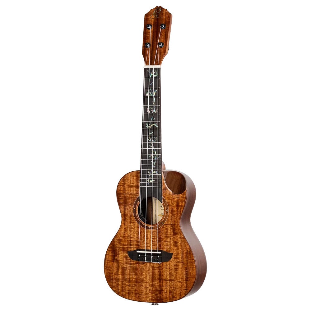 Ortega RUET-ACA Elite Series Concert Size Ukulele Acacia elektrisch-akoestische concert ukelele met gigbag