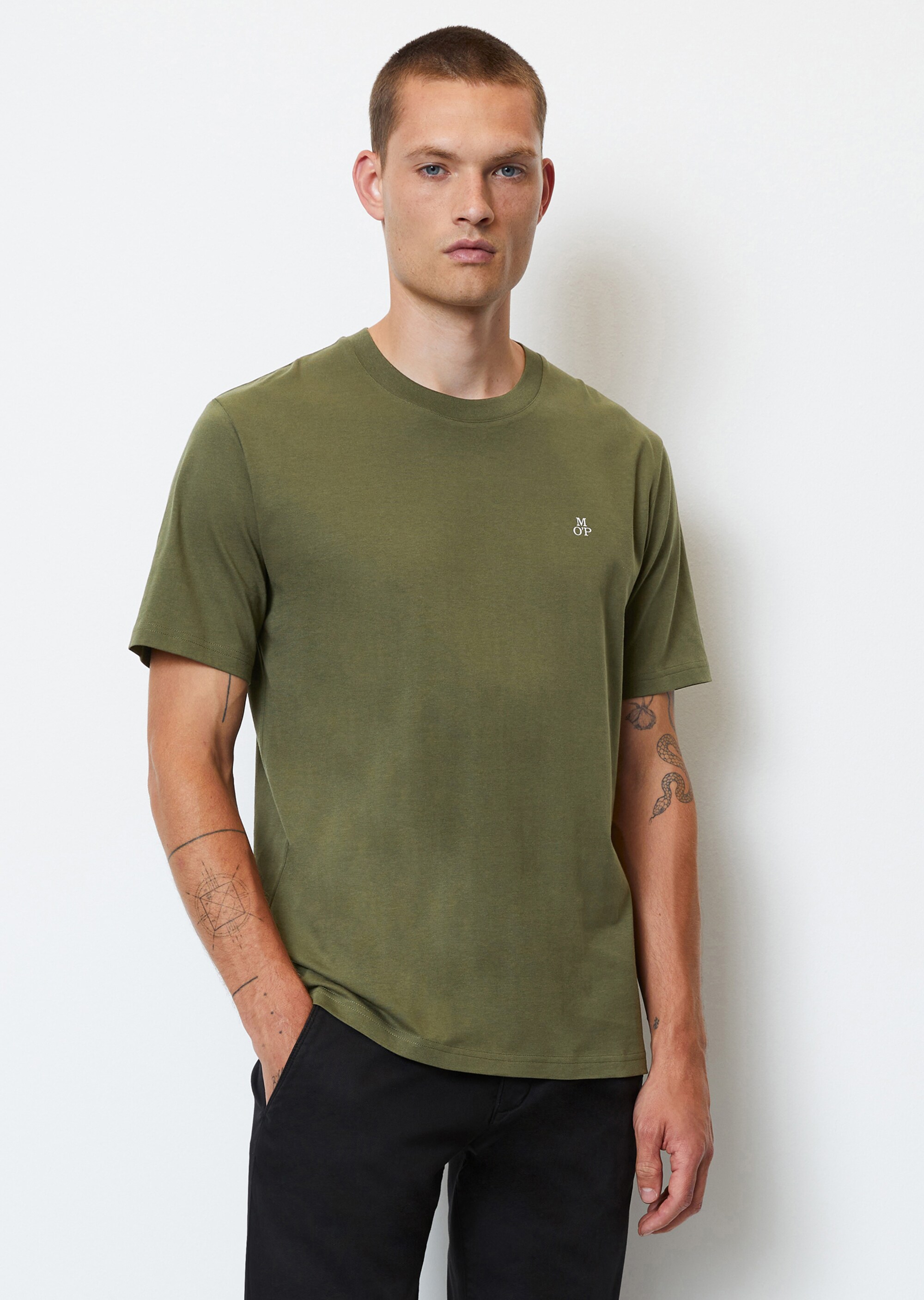 Basic-T-Shirt regular aus reiner Bio-Baumwolle