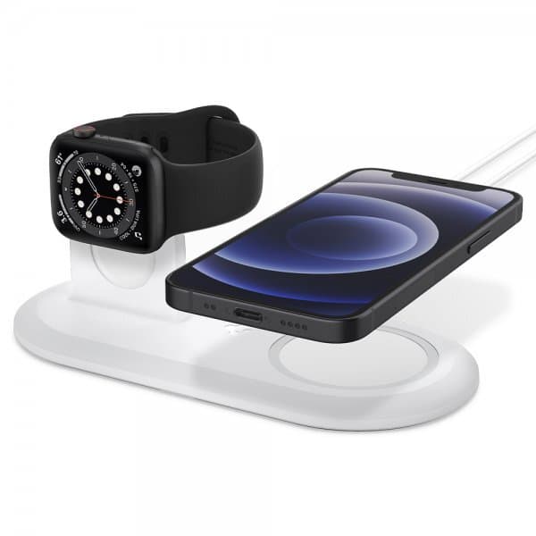 Spigen MagFit Duo Hvid