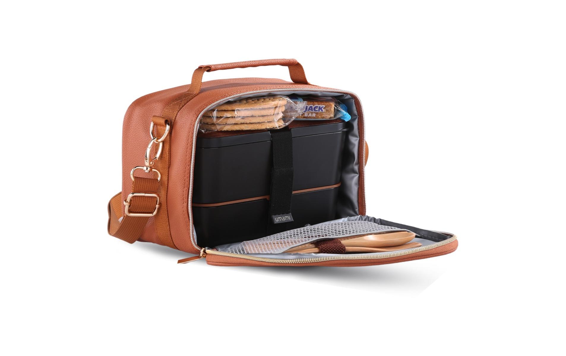 Lunchbox Thermocase Elegant Brown PremiumIsolierte Lunchbox mit ergonomischem Griff
