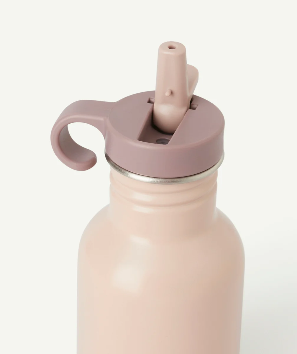 DONE BY DEERgourde en inox bébé fille animal rose
