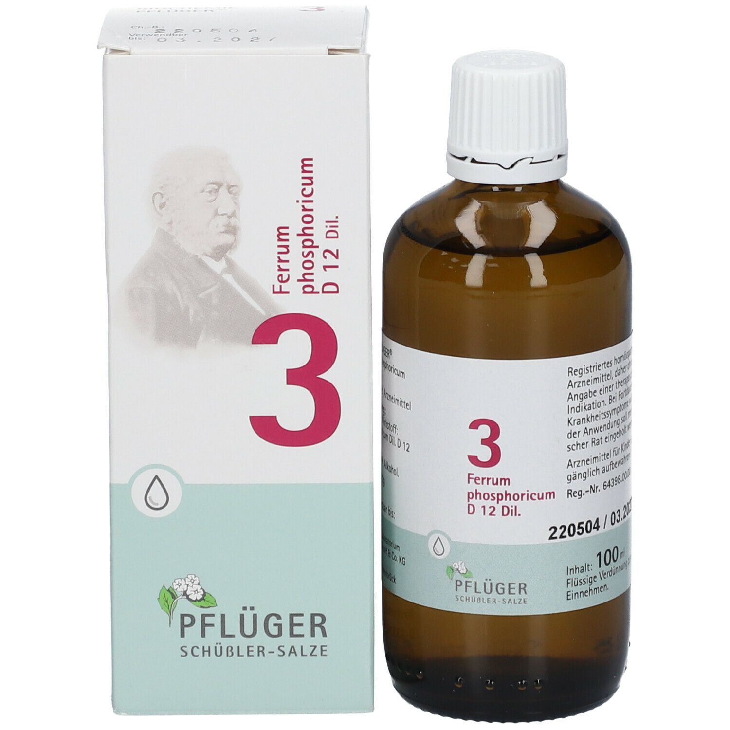 Biochemie Pflüger® Nr. 3 Ferrum phosphoricum D12 Tropfen