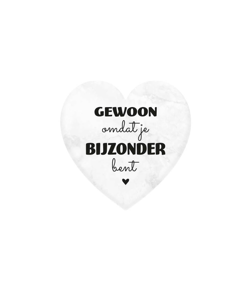 Bijzonder Marmer Hartje 5cm