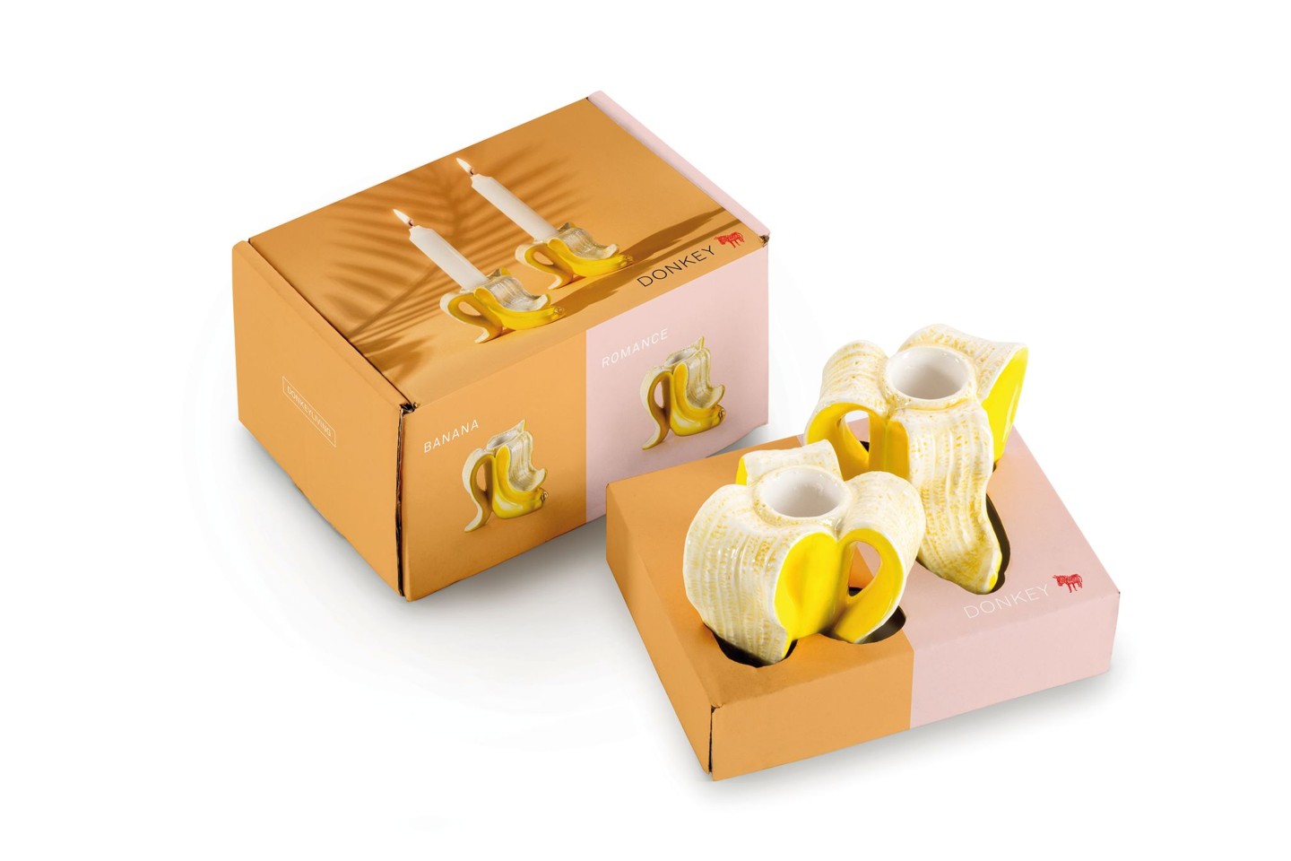 Lysestage - Banana Romance (2 stk.)