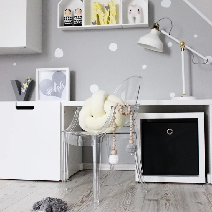 Kartell - Lou Lou Ghost Kinderstuhl, eisblau