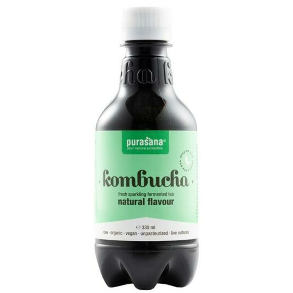 3x Purasana Kombucha Natuur330 ml