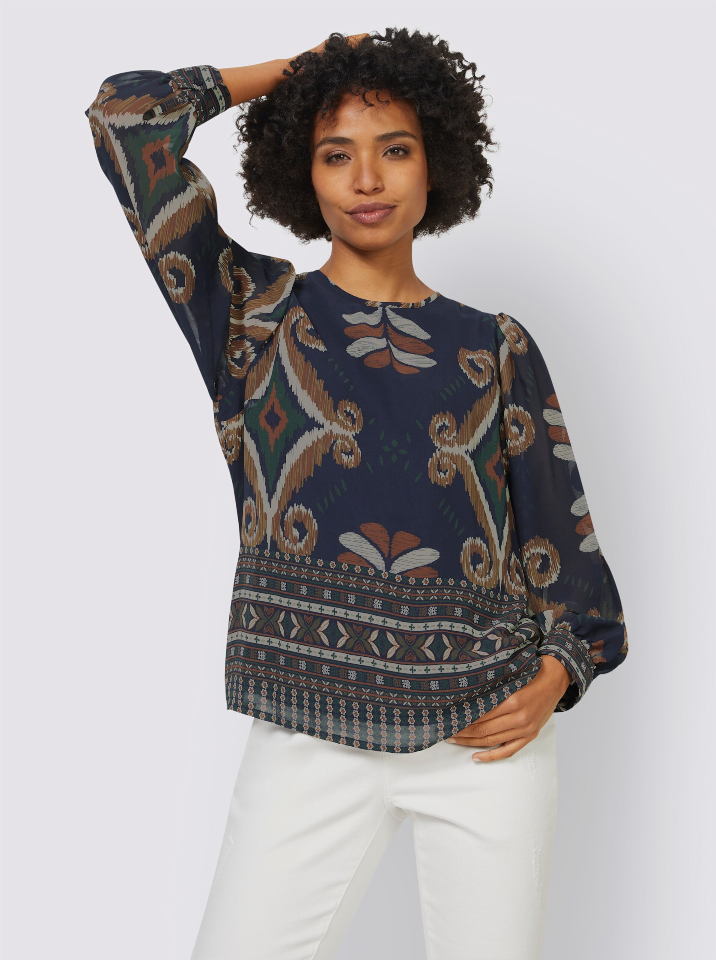 Druckbluse
