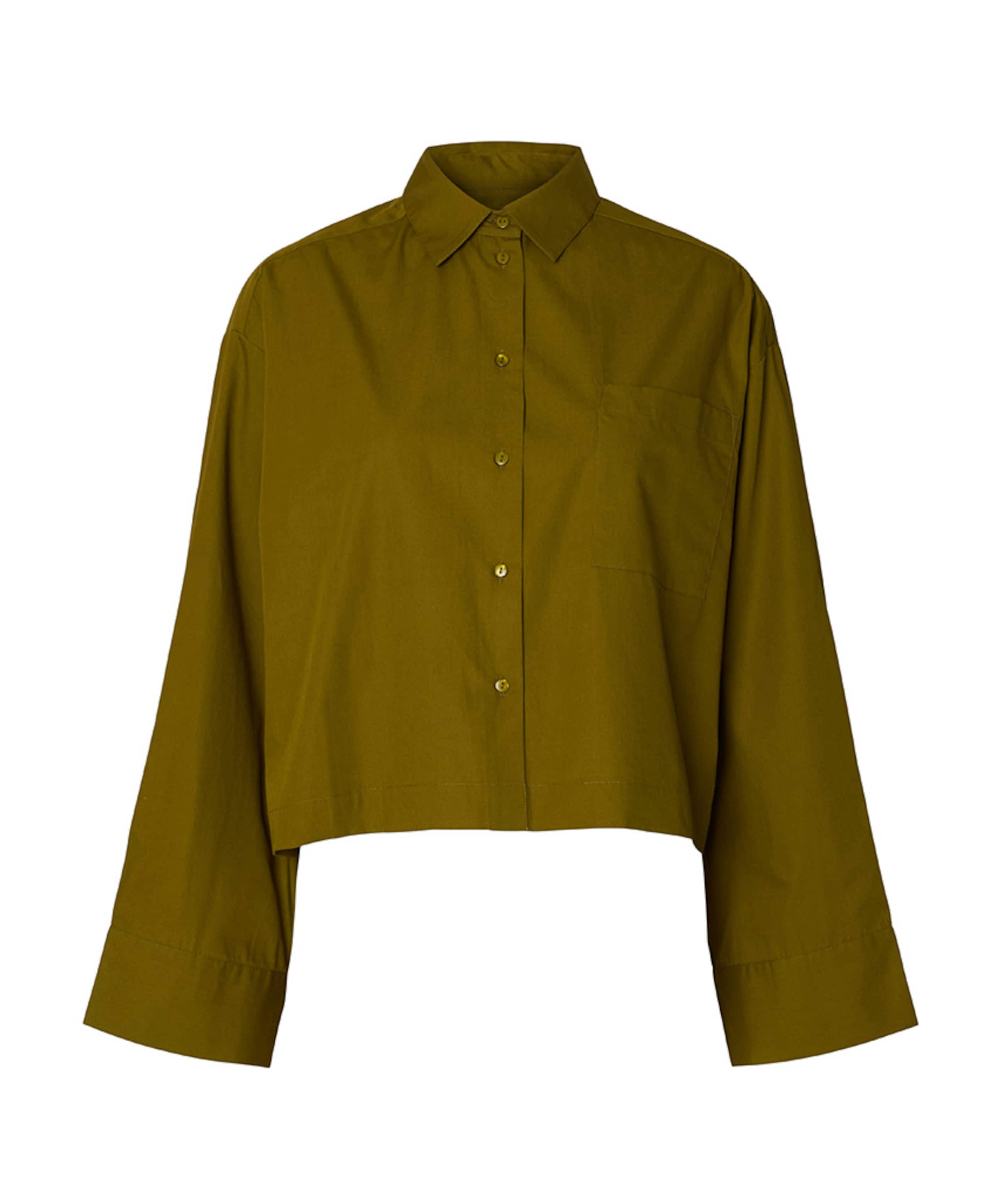 Selected Dames blouse groen