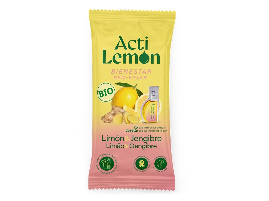 SUMO LIMÃO E GENGIBRE POLENGHI ACTILEMON 5X15ML