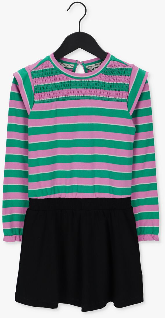 MOODSTREET groene moodstreet mini jurk m208-5816