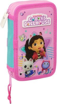 Gabby's Dollhouse Dobbeltpennal, Rosa