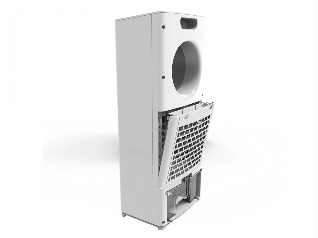 Rafraichisseur d'air par évaporation sans pales avec 3 vitesses et 2L