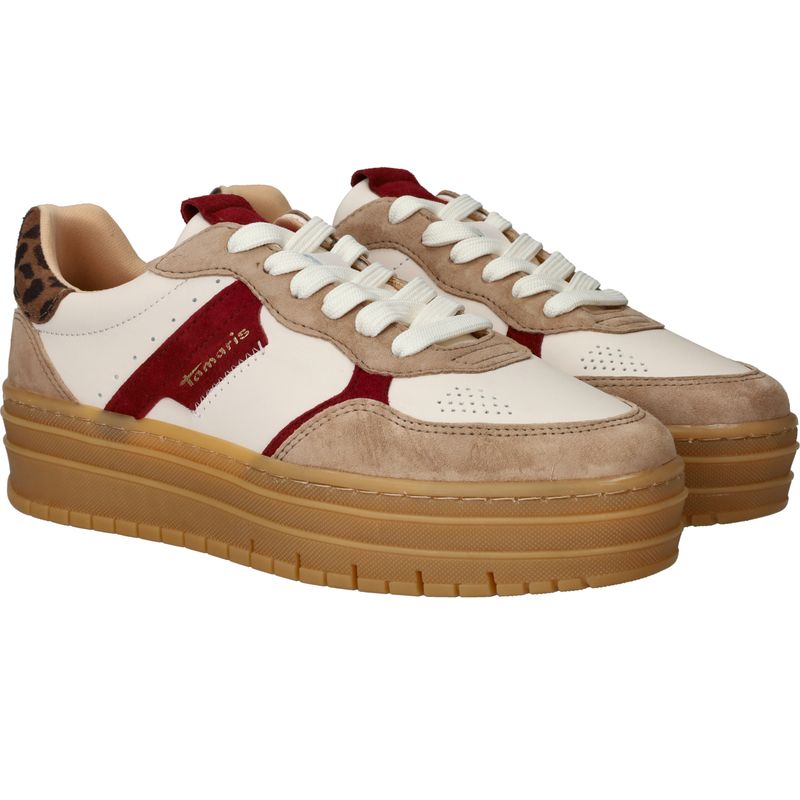Tamaris Veterschoenen Beige Dames