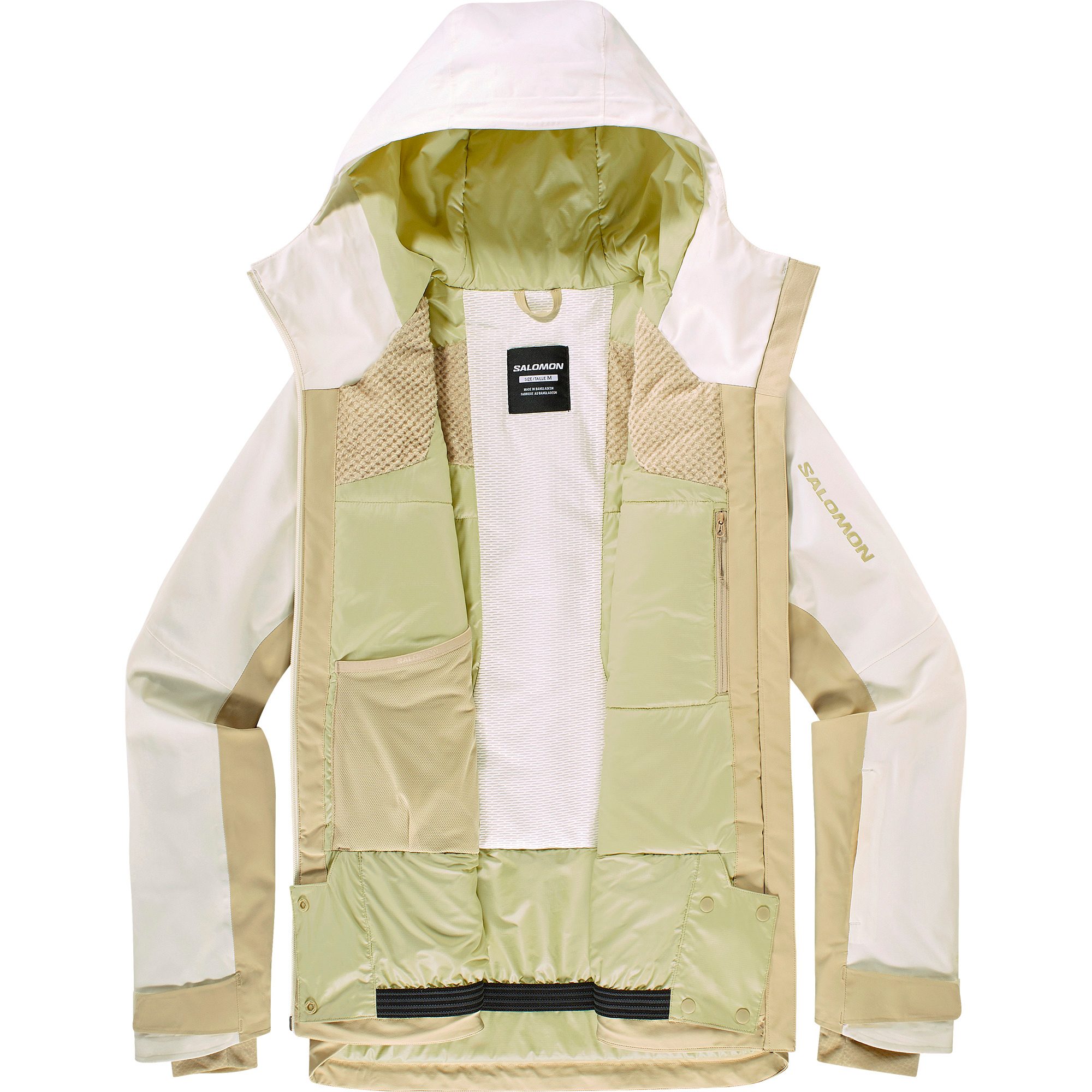 Salomon Brilliant Skijacke Damen safari vanilla ice
