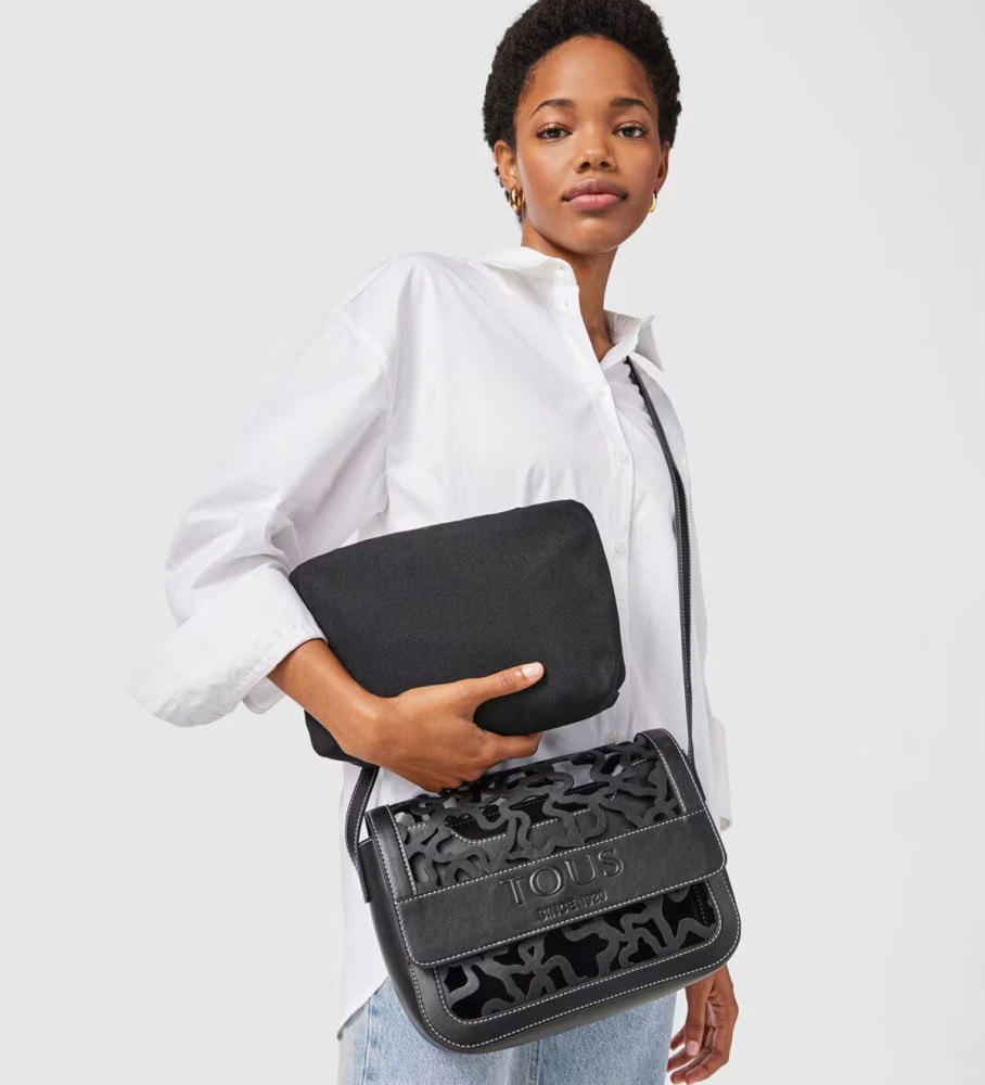 Bolsa transversal preta Tous Amaya Kaos Shock