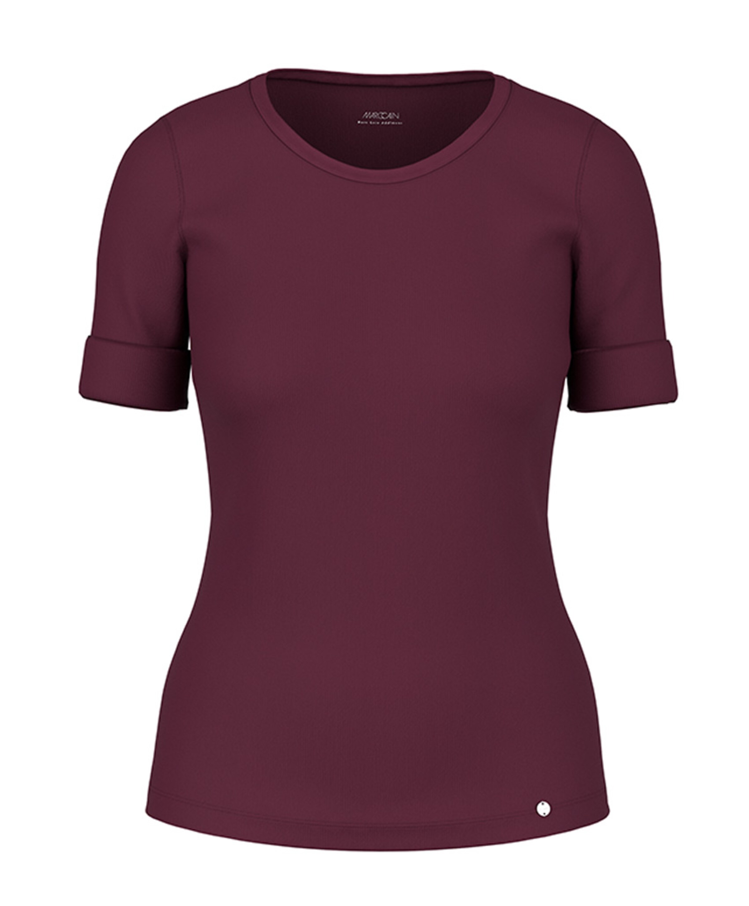 Marc Cain Additions Dames T-shirt bordeaux